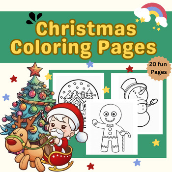 Christmas Coloring Pages - Coloring Sheets - Coloring Book - Morning Work