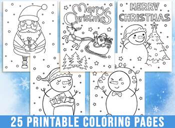 Christmas Coloring Pages, Cute Winter Coloring Pages, Hello Winter ...