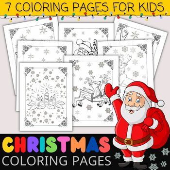 Preview of Christmas Coloring Pages For Toddlers
