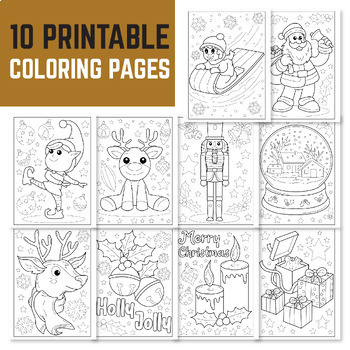 Kids Holiday Coloring Pages • Paso Robles Press