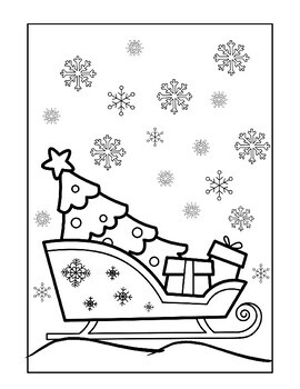 Christmas Coloring Pages, Holiday Coloring