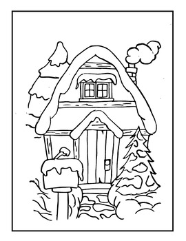 Christmas Coloring Pages Kids Digital Realistic,{Holiday Coloring Pages}