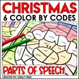 Christmas Coloring Pages | Parts of Speech| Christmas Colo