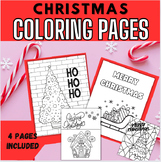 Christmas Coloring Pages | Printable Mindfulness Activity 
