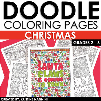 Preview of Christmas Coloring Pages | Seasonal Coloring Sheets | Christmas Activities