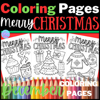 merry christmas coloring