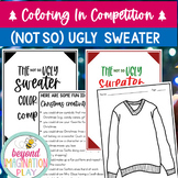Christmas Coloring Pages Ugly Christmas Sweater Competition