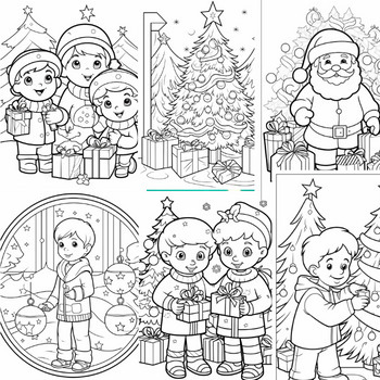 Christmas Coloring Pages: Unleash Festive Creativity by StudyStyle