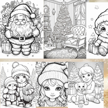 Christmas Coloring Pages: Unleash Festive Creativity in the Classroom