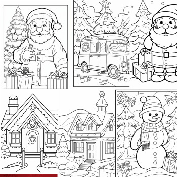 Christmas Coloring Pages: Unleash Festive Creativity in the Classroom