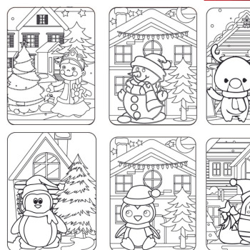 Christmas Coloring Pages: Unleash Festive Creativity in the Classroom