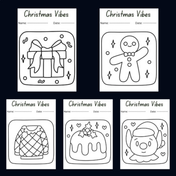 Christmas Coloring Pages | Winter Worksheets by ChiChi Learning | TPT