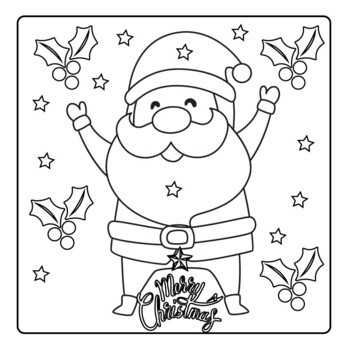 Christmas Coloring Pages for Kids by Good Teacher | TPT