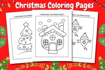 Christmas Coloring Pages for Kids Coloring Pages Coloring book for kids