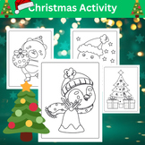 Christmas Coloring Pages for Kids Graphic