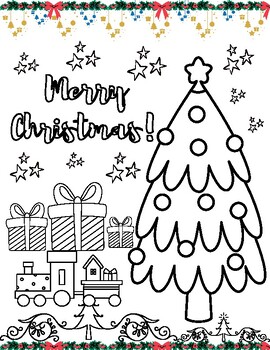 Christmas Coloring Pages (winter and Holiday Coloring Pages) | TPT