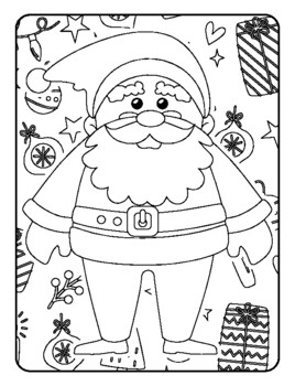 Christmas Coloring Pages with Book Cover 20-22 by Teacher John k