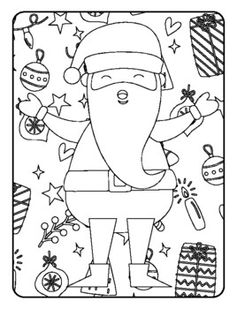 Christmas Coloring Pages With Book Cover 20-22 By Teacher John K