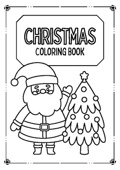 Preview of Christmas Coloring Pages (+writing papers) {Holiday Coloring Pages}