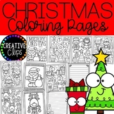 Christmas Coloring Pages (+writing papers) {Holiday Coloring Pages}