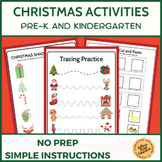 Christmas Coloring Puzzles Activities Pre-K Kindergarten P