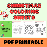 Christmas Coloring Sheet 01