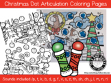 Christmas Coloring Sheets - Dot Articulation - Bingo Daubers