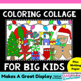 Christmas Coloring Page: Lined Christmas Writing Paper too