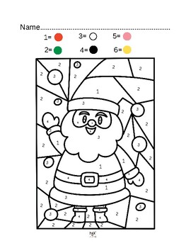 Free #2 Christmas Coloring is Fun by PAX Studio | TPT