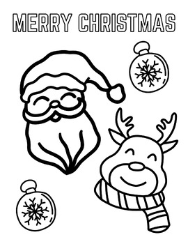 Preview of Christmas Coloring page