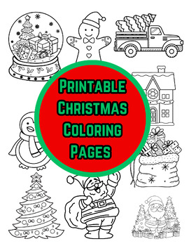 Christmas Coloring pages by Sarah McCown | TPT