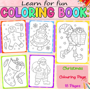 Christmas Colouring Page by Learn for funn | TPT