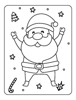 Christmas Colouring Pages by Penelope Baxter | TPT