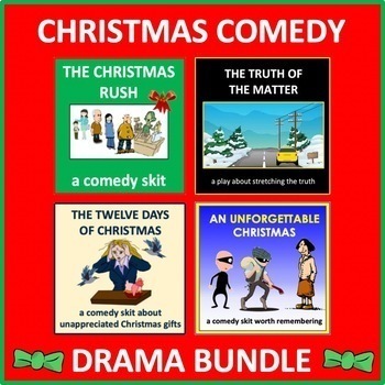 Preview of Christmas Comedy Drama Bundle - four Christmas plays