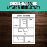 Christmas Comic Activity | Art and Writing Printable | Fun