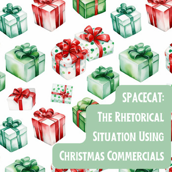 Preview of Christmas Commercial Rhetorical Analysis, English, No Prep, Interactive, Google