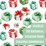 Christmas Commercial Rhetorical Analysis, English, No Prep