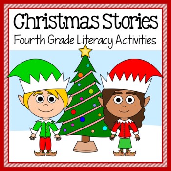 Preview of Christmas Literacy - Reading Comprehension 4th grade | PDFs + Google Slides