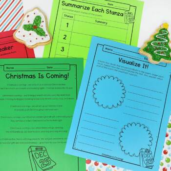 Christmas Reading Comprehension Digital Christmas Reading Activities