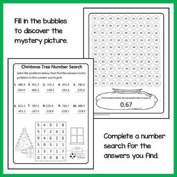 Christmas Math Puzzles - 5th Grade Common Core by Yvonne Crawford