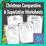 Christmas Grammar Worksheets for Comparative & Superlative