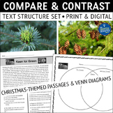 Christmas Compare and Contrast Reading Passages and Graphi