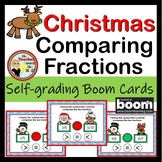 Christmas Comparing Fractions Boom Cards I Christmas Fract