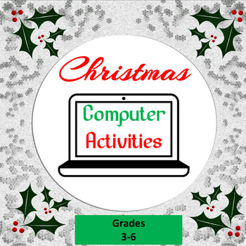 Christmas Google Drive Computer Activities Docs Slides Tpt