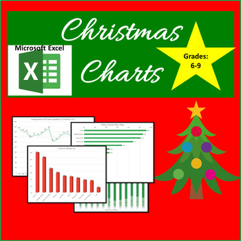 Preview of Christmas Computer Activities - Creating Charts - Microsoft Excel