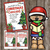 Christmas Concert Bundle - Program - Invitation and Poster