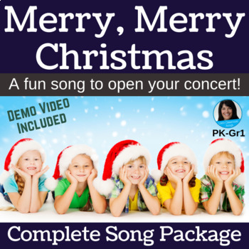 Preview of Holiday Program Song - Jingle Bells - Christmas Concert Song with  Backing Track