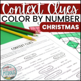 Christmas Context Clues Color By Number
