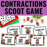 Christmas Contractions Activities - Christmas Scoot Game