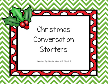 Preview of Christmas Conversation Starters